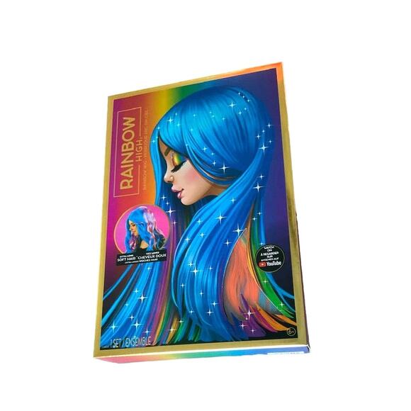 Rainbow High Rainbow Costume-Wig Amaya Raine Halloween All Ages - Picture 2 of 3